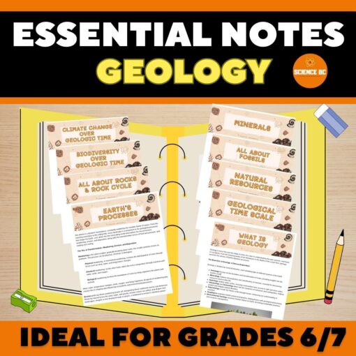 Geology - Essential Notes Bundle