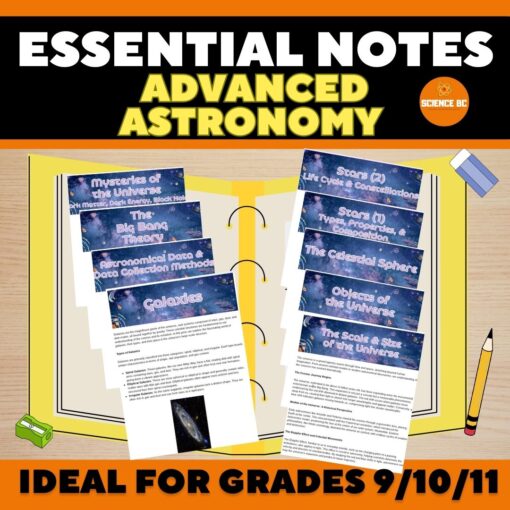 Advanced Astronomy - Essential Notes Bundle