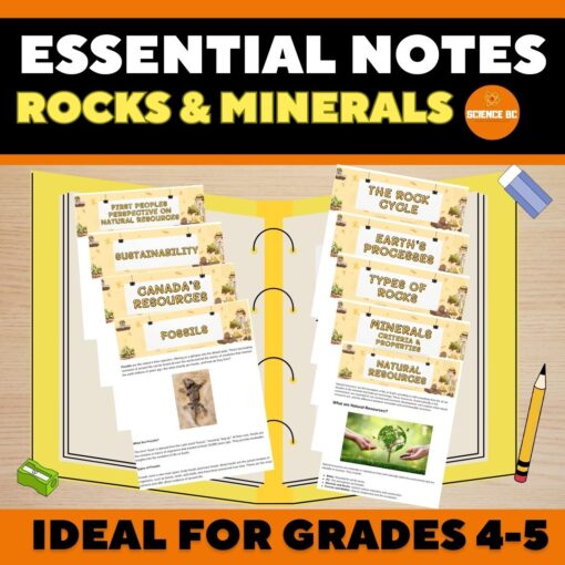 Rocks and Minerals - Essential Notes Bundle