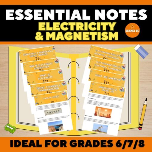 *Electricity and Magnetism - Essential Notes Bundle